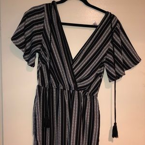 Women’s striped jump suit